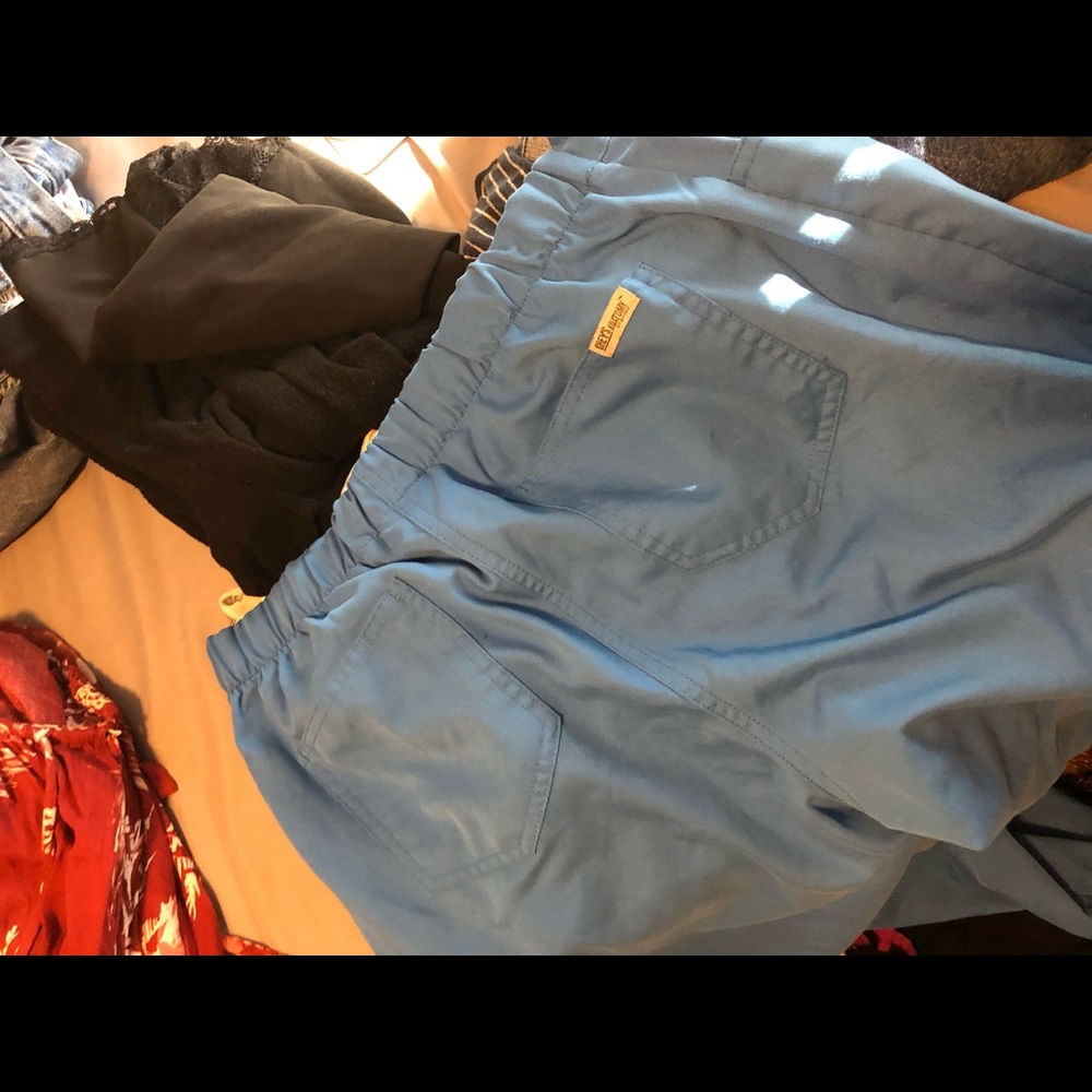 Draw String 4 Picket Light Weight Boot Cut Scrub - image 3